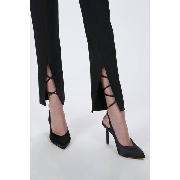 NEW SMYTHE high waisted skinny pant in black twill - Picture 6 of 9